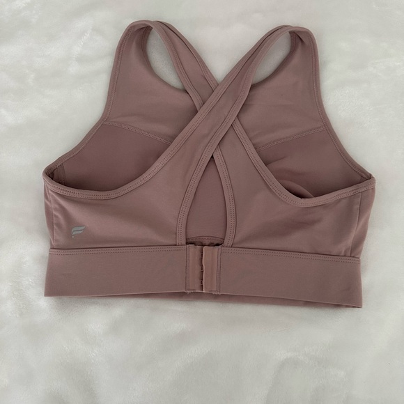 Fabletics Pink Racerback Sports Bra - Picture 2 of 5